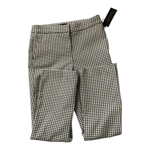 Rachel Zoe Pants Womens 6 Houndstooth Flat Front Stretch Casual Formal Chino NWT - Picture 5 of 12